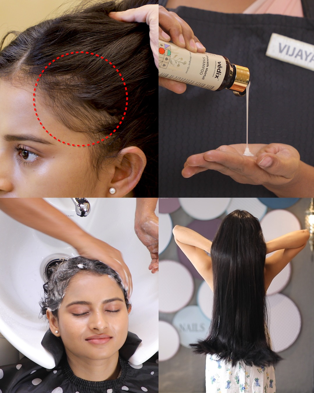 Natural Hair Spa Facebook ad: For Stronger Hair Within Weeks, Shop Vedix