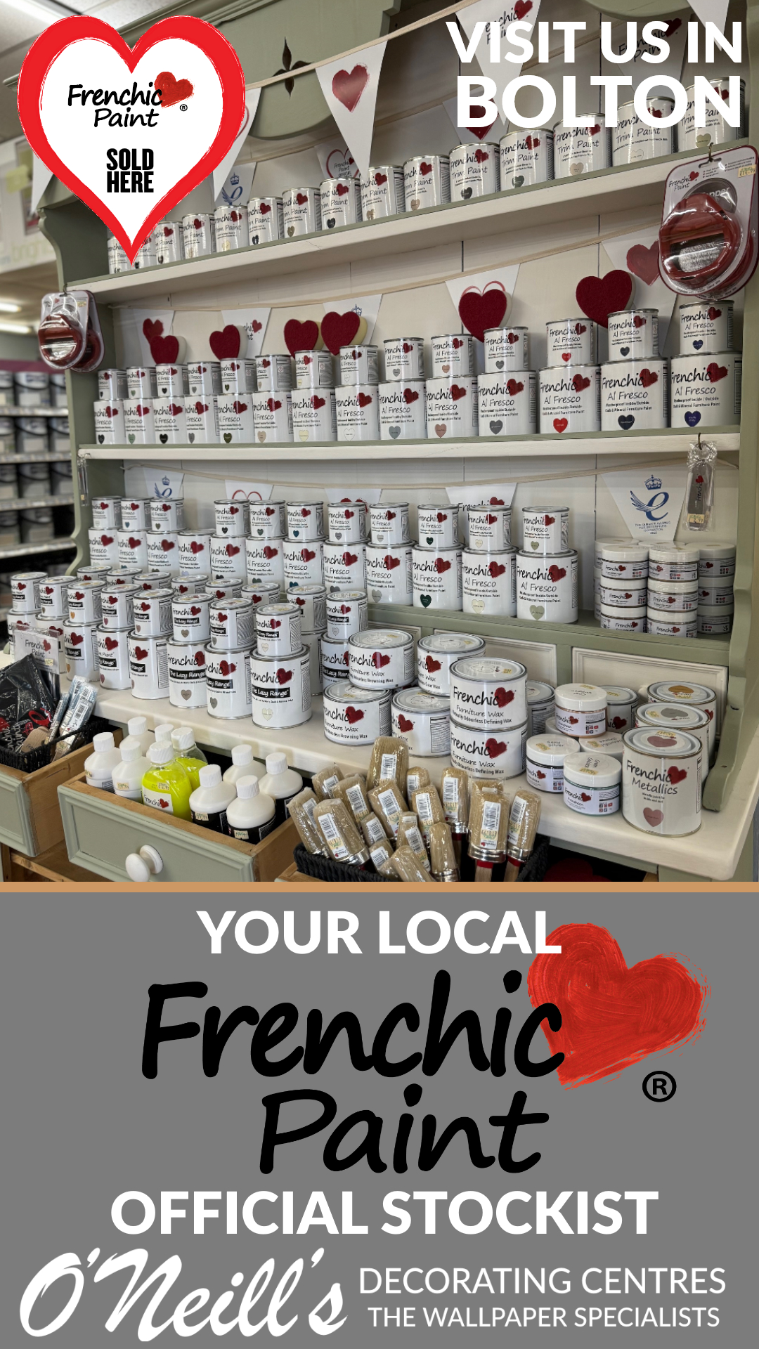 O'Neill's Decorating Centre - The Wallpaper Specialists Facebook ad