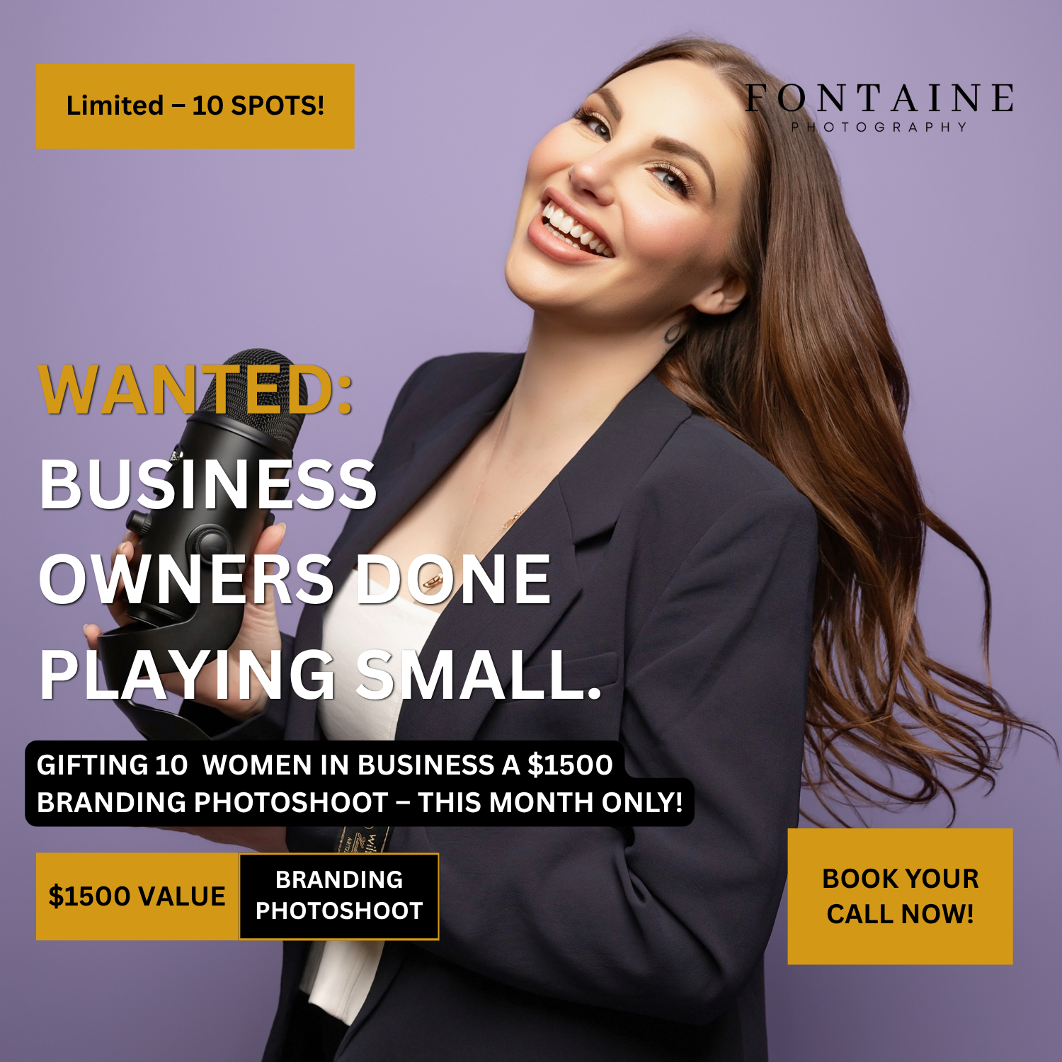 Fontaine Photography - Vancouver Portrait Studio Facebook ad: Vancouver Women In Business [Branding Shoot]