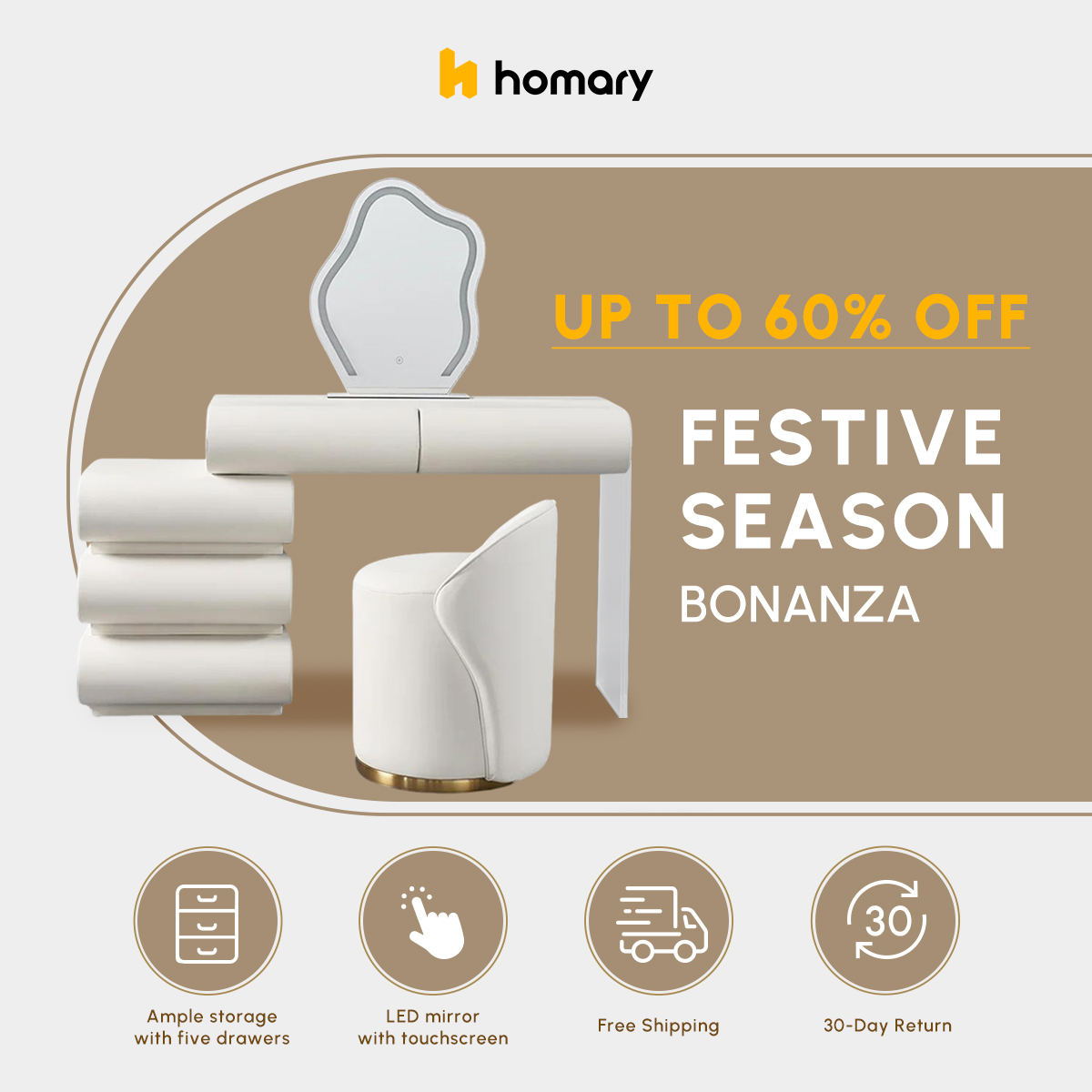 Homary Facebook ad