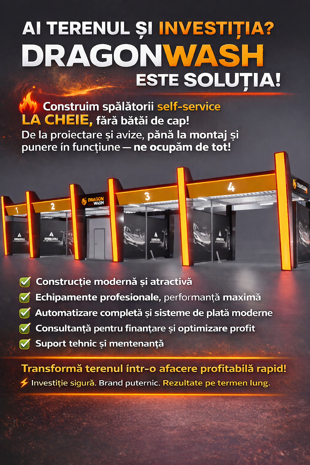 Dragon Wash Facebook ad: Deschide o Spălătorie Auto Profitabilă