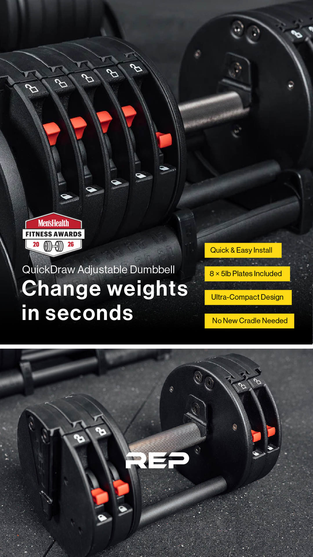 REP Fitness Facebook ad