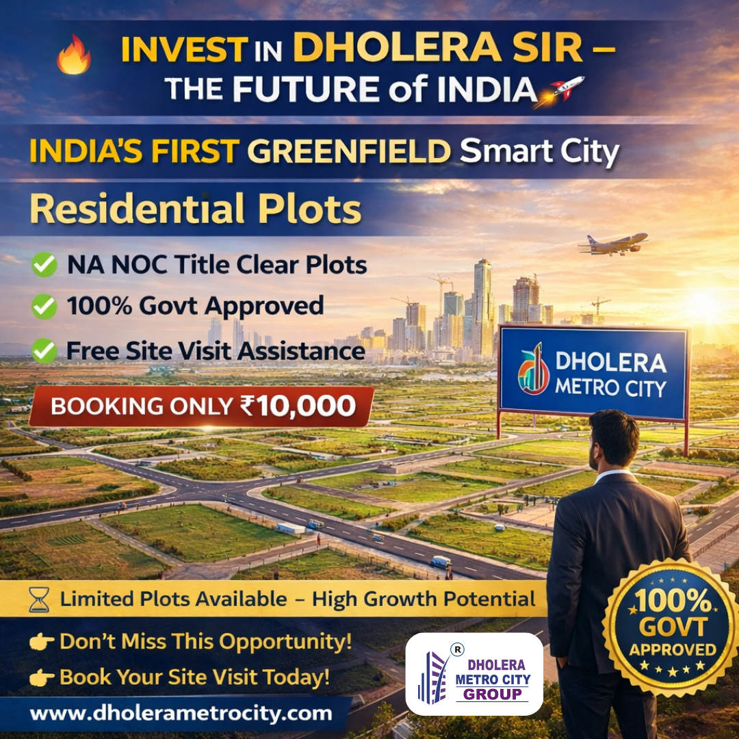Dholera Metro City Group Facebook ad: Build 10X wealth and get latest discount offers