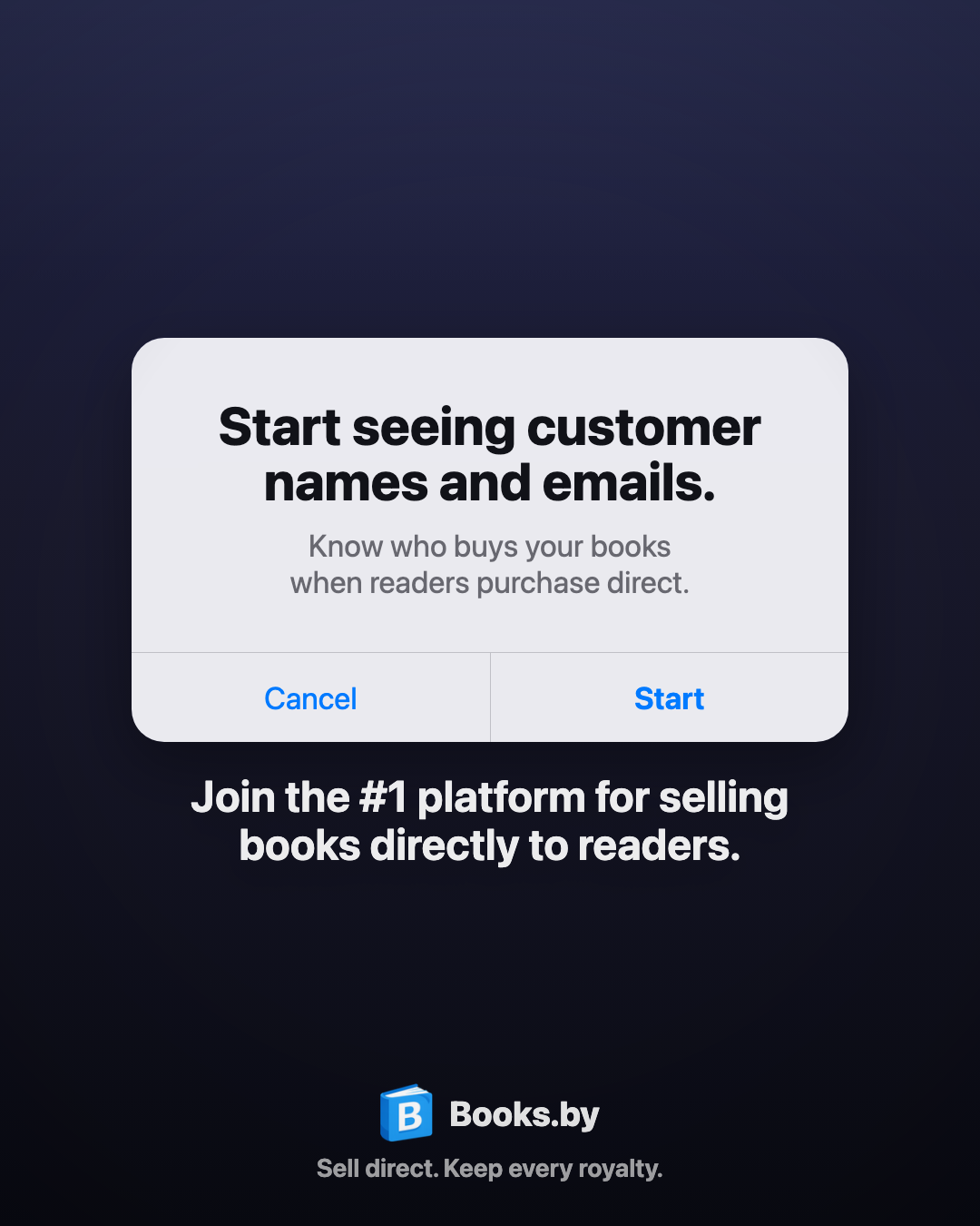 Books.by Facebook ad