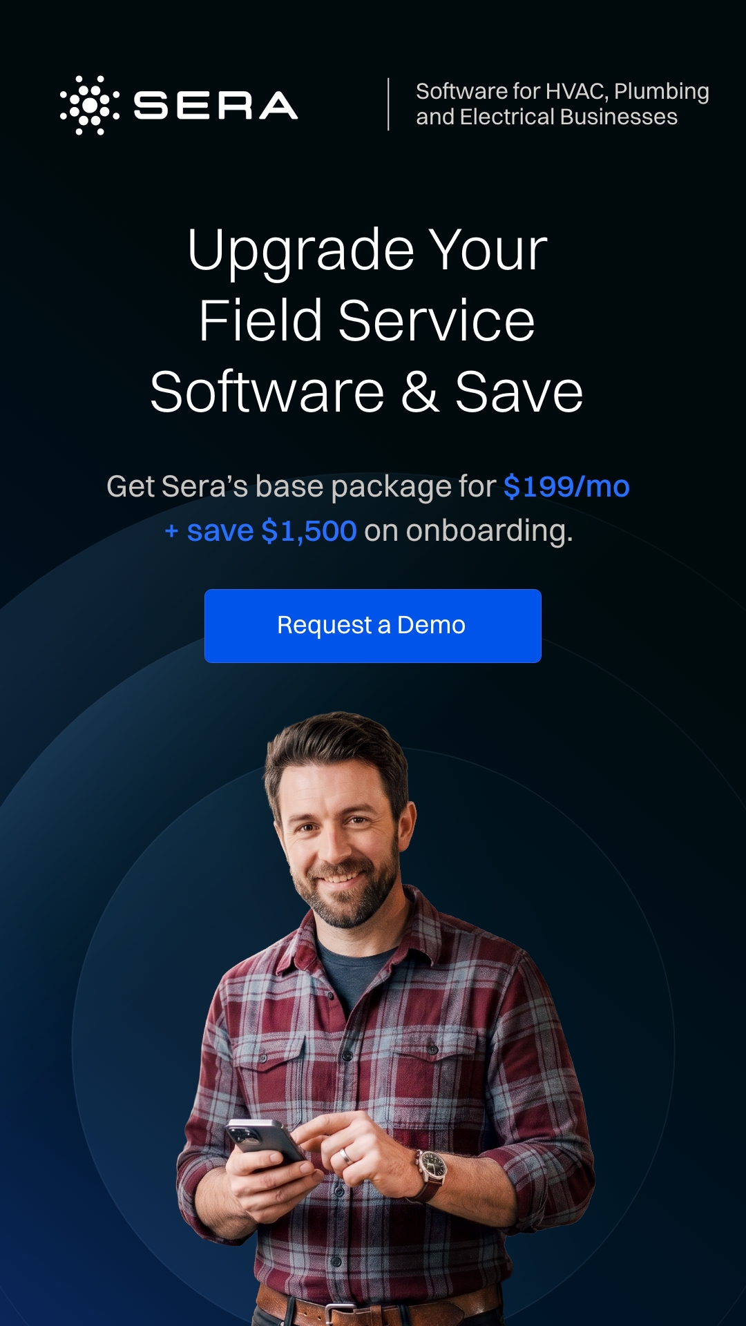 Sera Systems Facebook ad: Switch to Sera & Save $2,300
