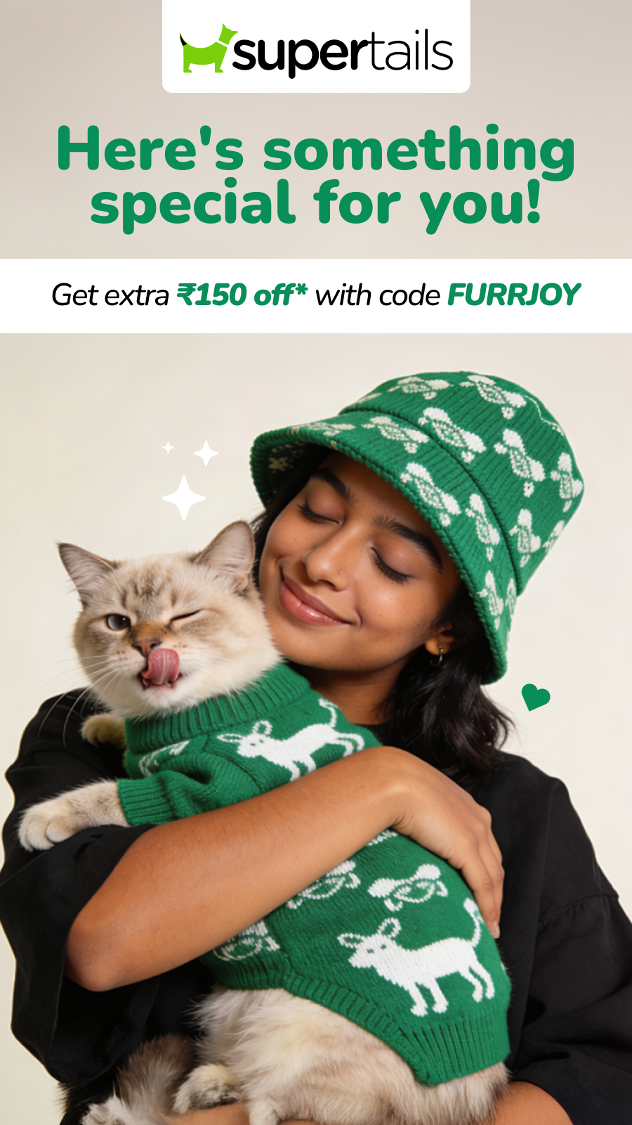 Supertails Facebook ad
