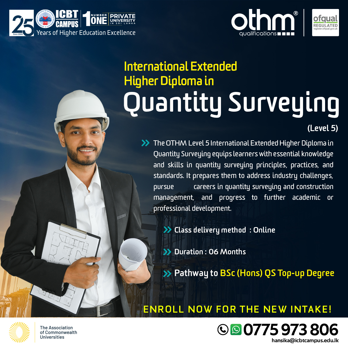ICBT Campus Facebook ad: Boost Your Career