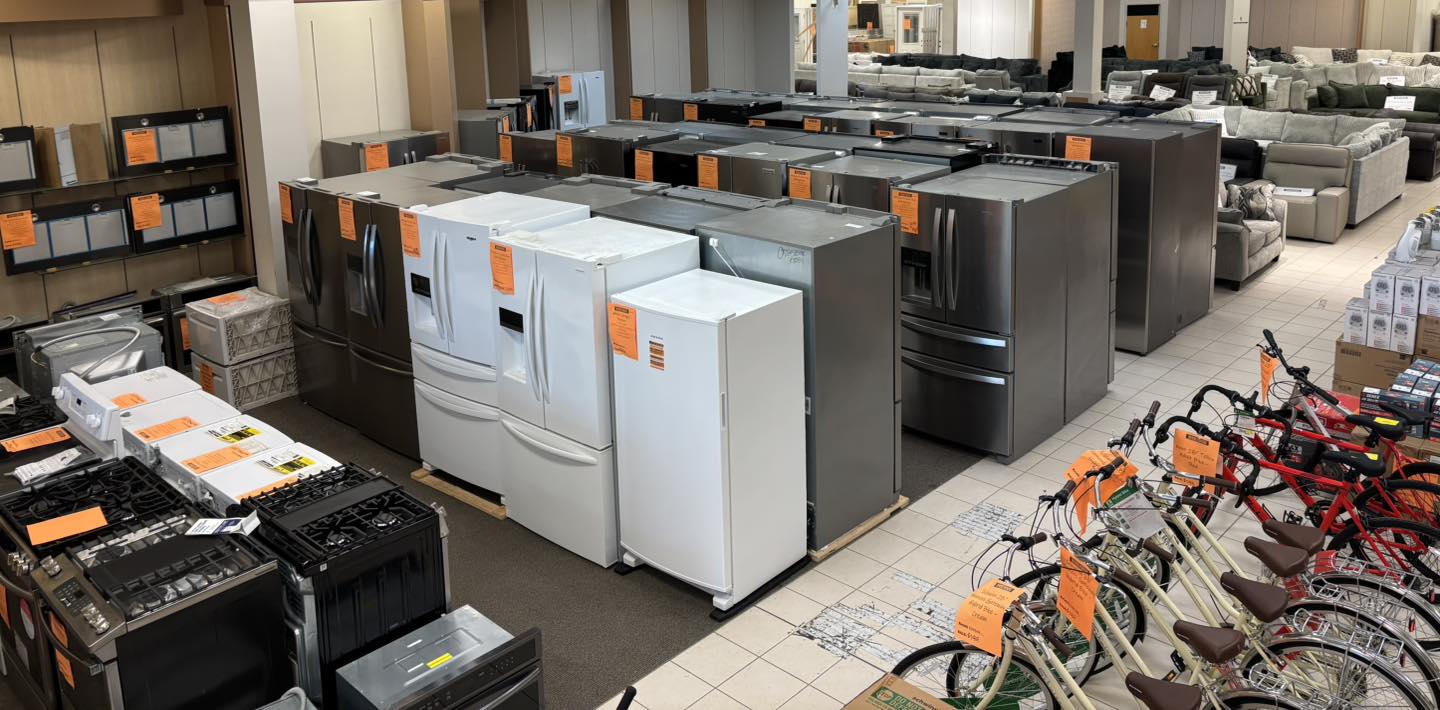 Muscatine Warehouse Bargains Facebook ad: MASSIVE 250th ANNIVERSARY 4TH OF JULY DEALS HAPPENING…