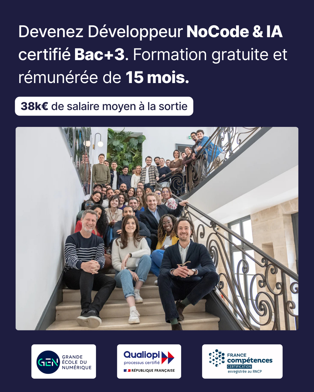 Alegria.academy Facebook ad