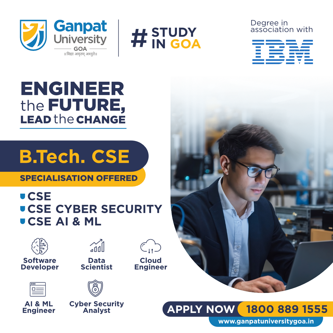 Ganpat University Goa Facebook ad