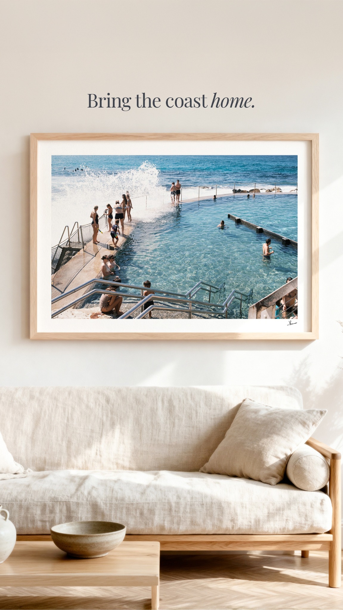 Australia Unseen Facebook ad: Sydney coastal fine art prints