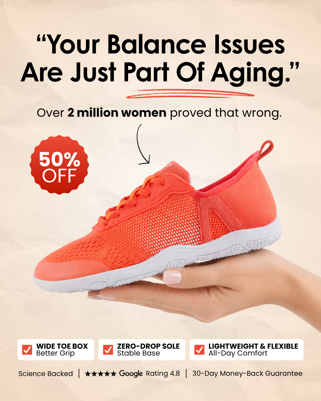HIKE Footwear Facebook ad
