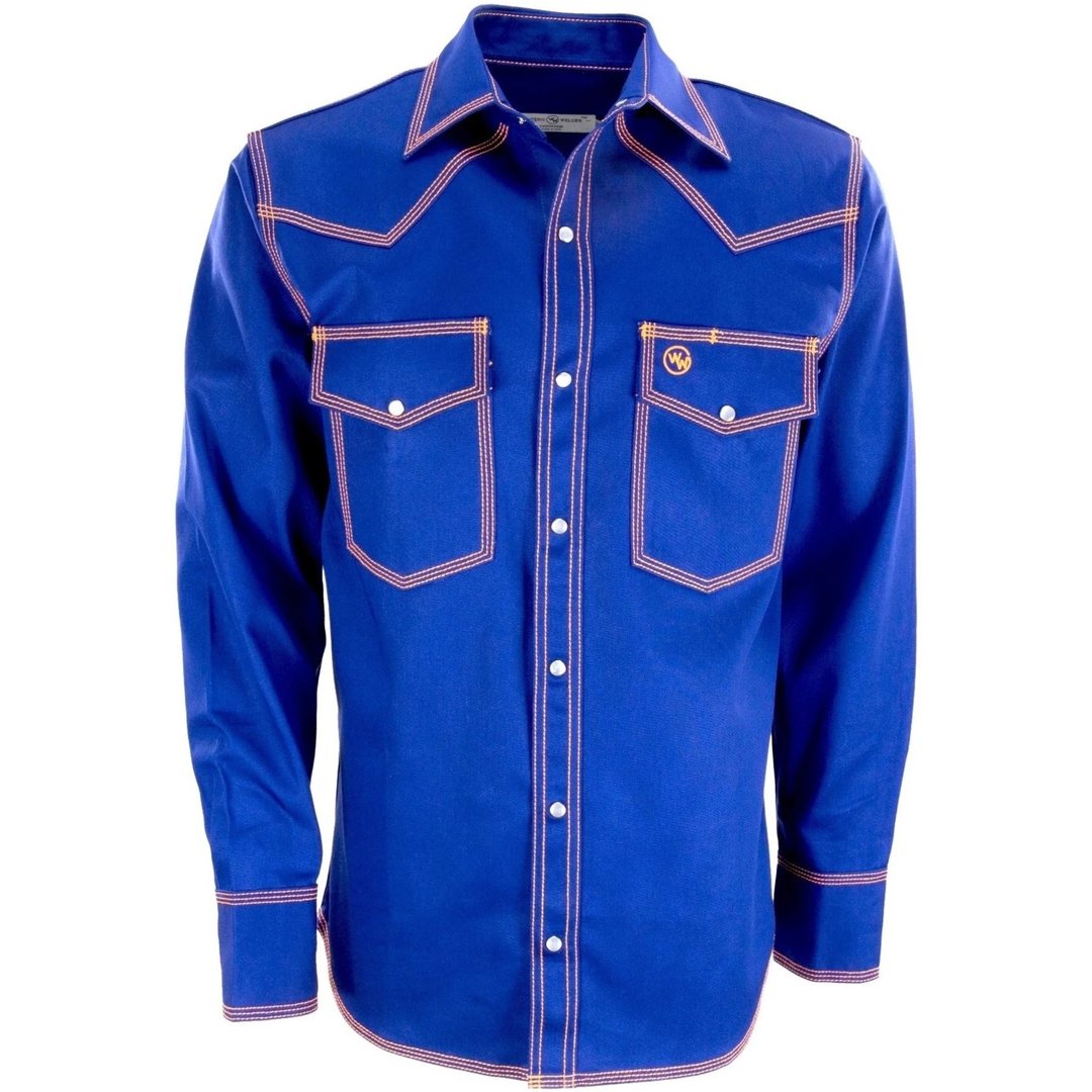 Western Welder Outfitting Facebook ad: Slick Welding Gear that keeps you Burnin' and…