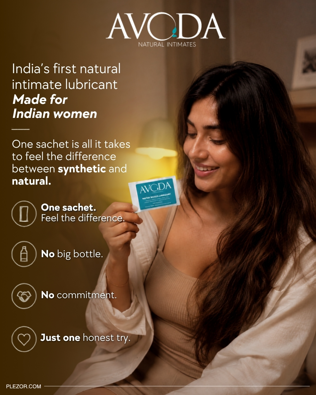 Plezor Facebook ad: AVODA Water-Based Lubricant- 33% OFF