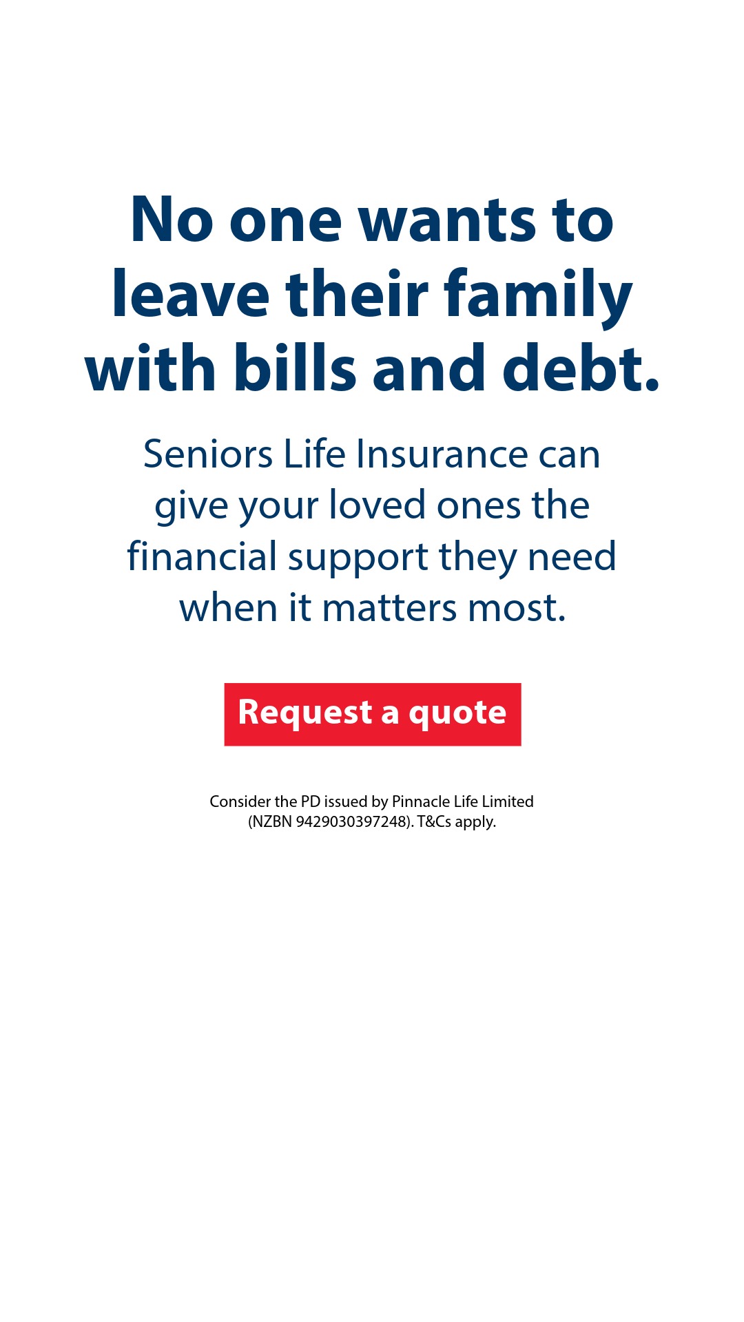 New Zealand Seniors Facebook ad