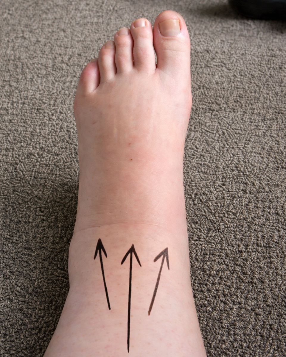 Ancient Wellness Wisdom Facebook ad: Tired of Heavy, Swollen Legs? Try This While You Sleep