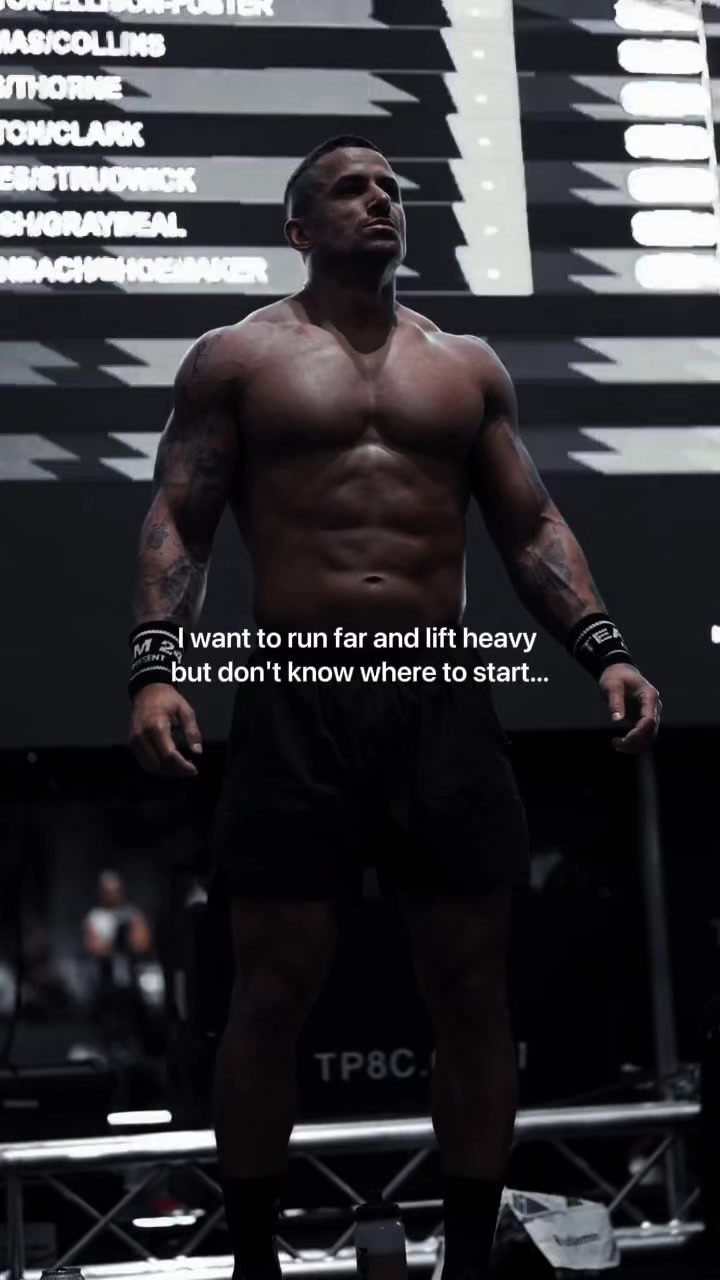Ollie Marchon Facebook ad: If you want to run far and lift…