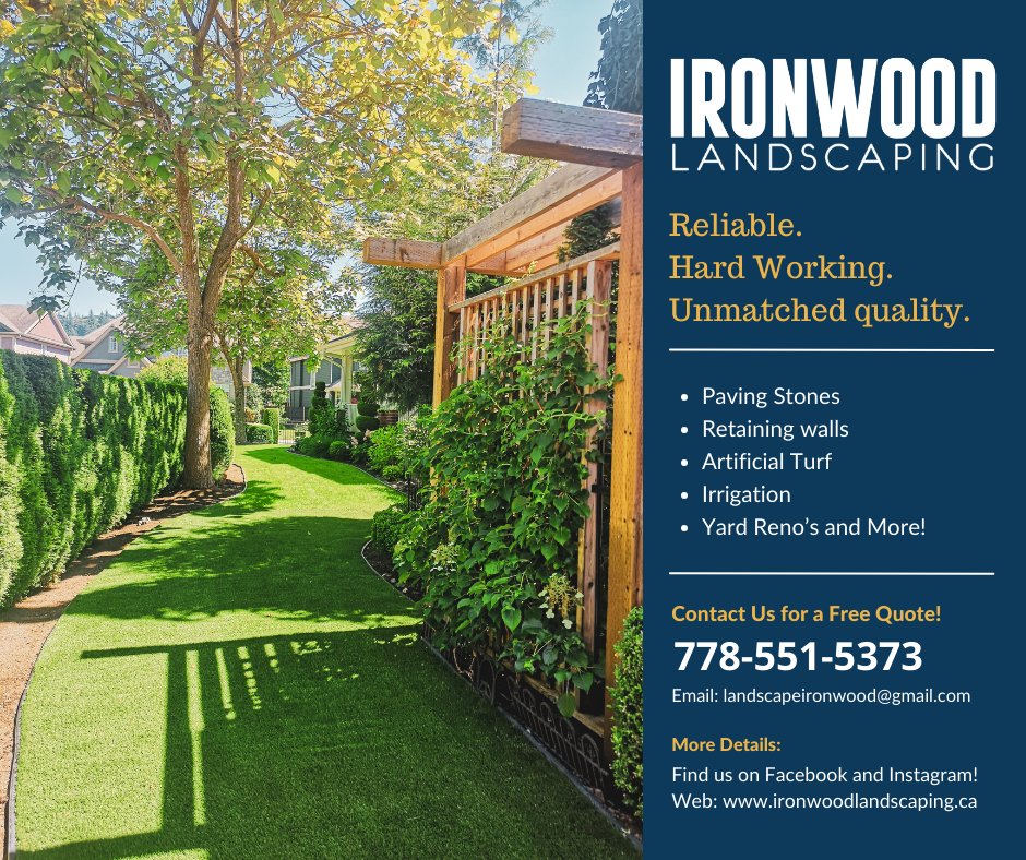 Ironwood Landscaping Facebook ad from Feb 6, 2026