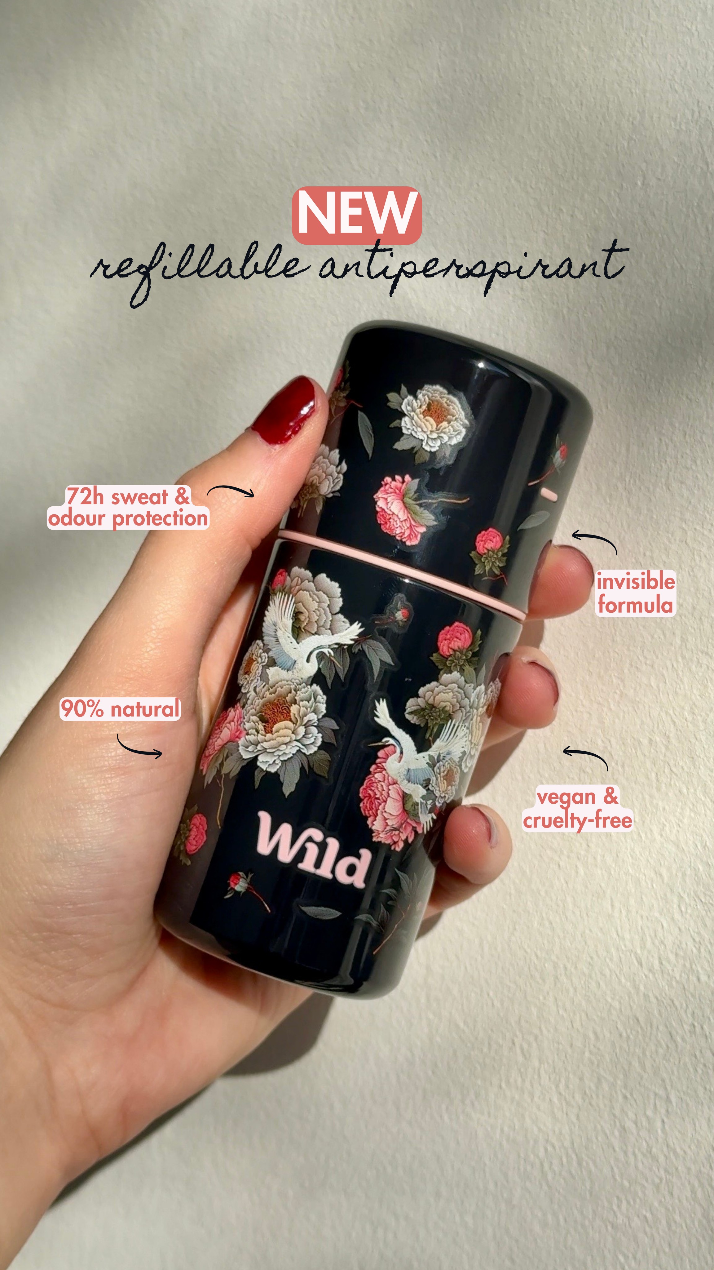 Wild Facebook ad: Elevate your everyday with Midnight Bloom
