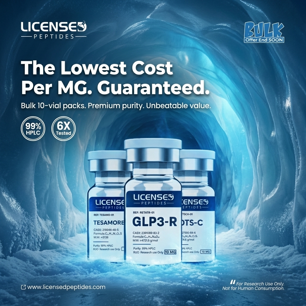 LicensedPeptides Facebook ad