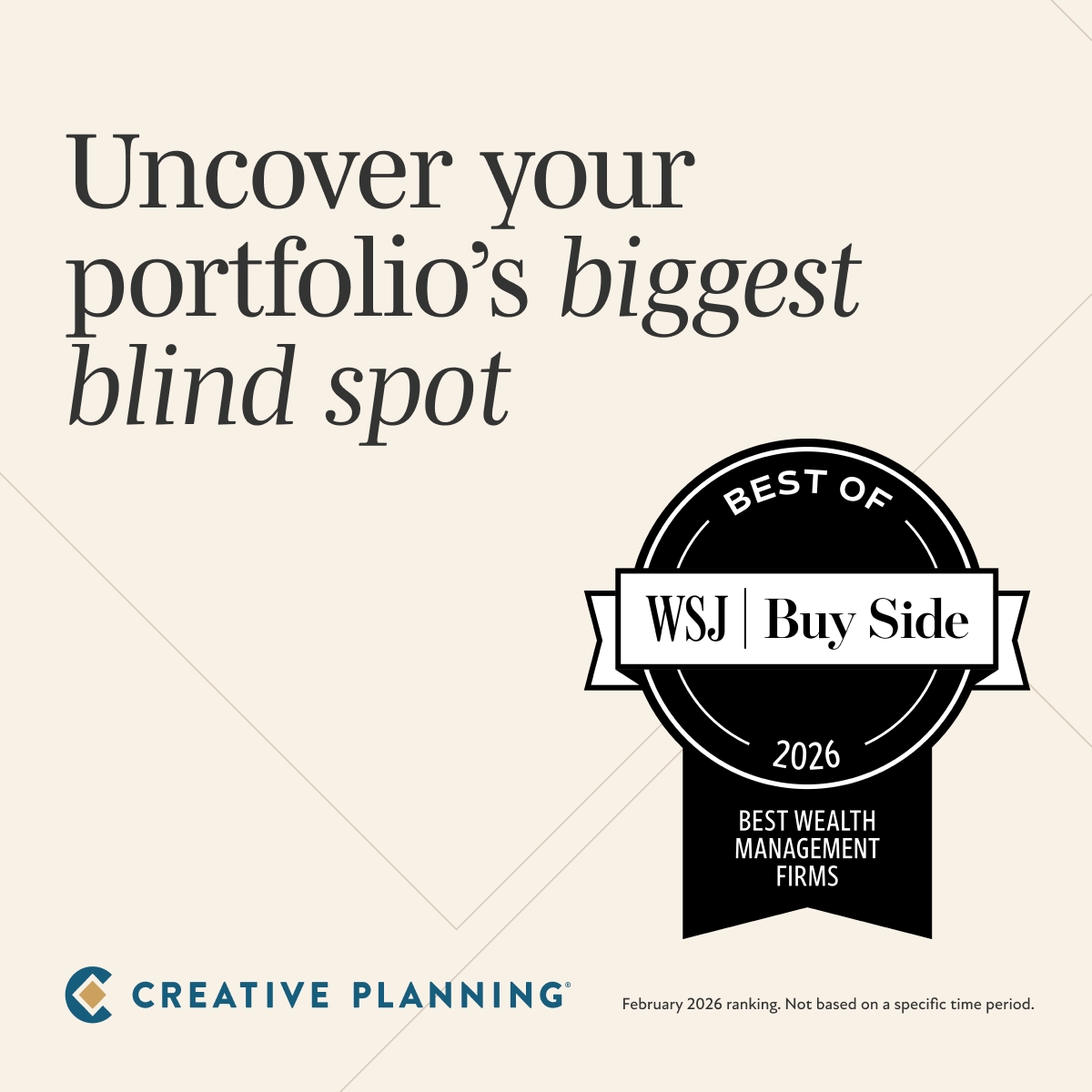 Creative Planning, LLC Facebook ad