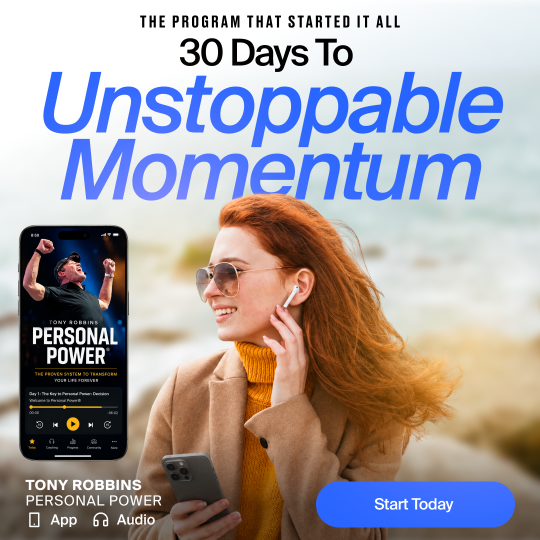 Tony Robbins Facebook ad