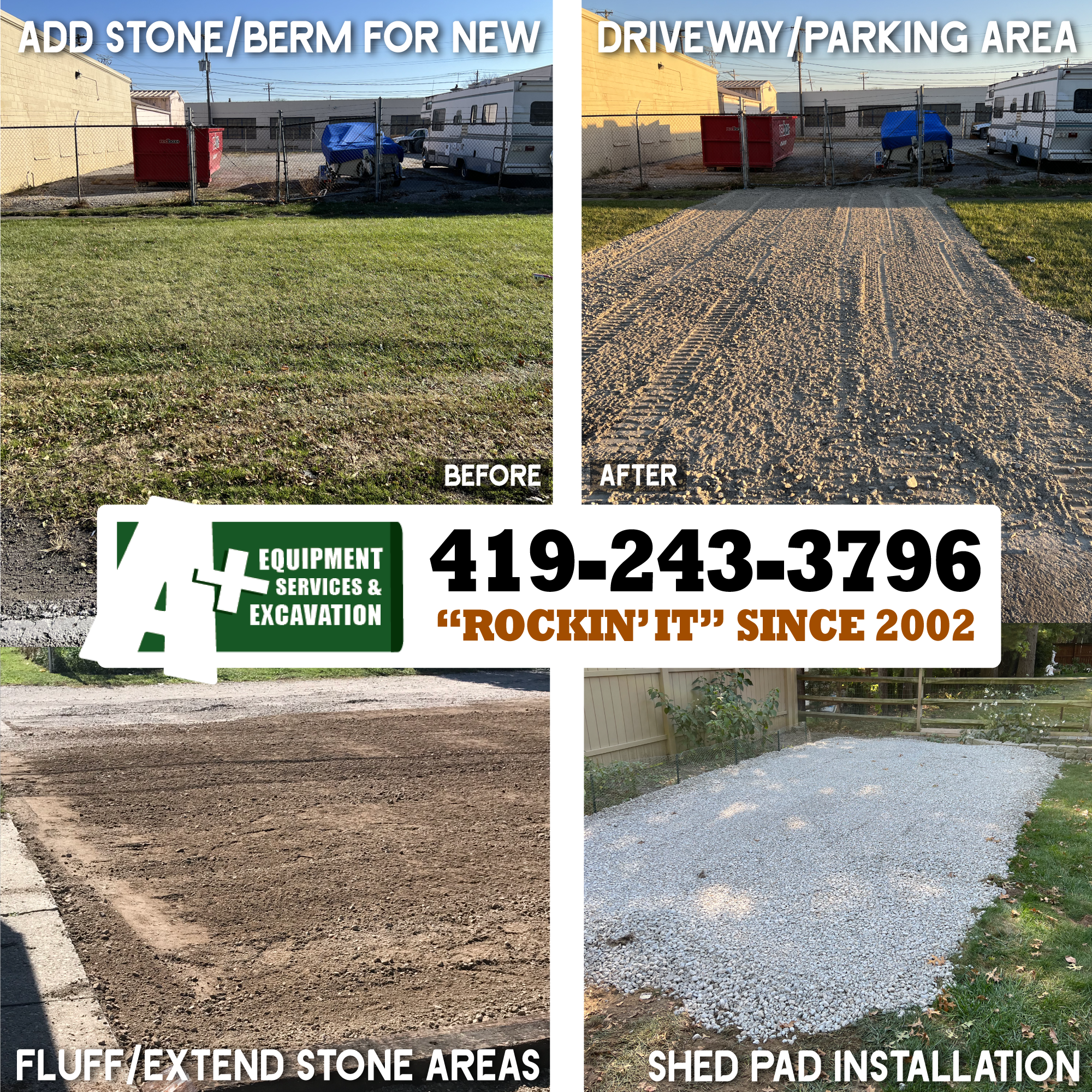 A Plus Equipment Services and  Excavation - A Plus Junk Removal Facebook ad