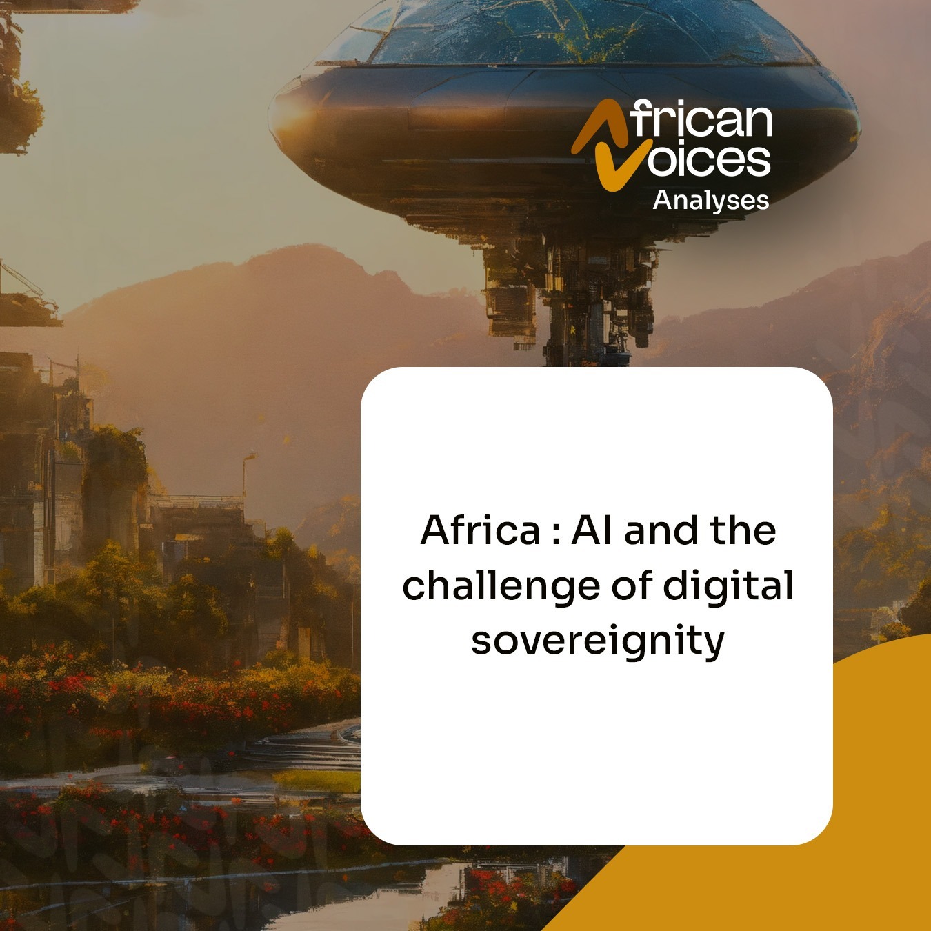 African Voices Facebook ad: 𝐀𝐟𝐫𝐢𝐜𝐚: 𝐀𝐈 𝐚𝐧𝐝 𝐭𝐡𝐞 𝐜𝐡𝐚𝐥𝐥𝐞𝐧𝐠𝐞 𝐨𝐟…