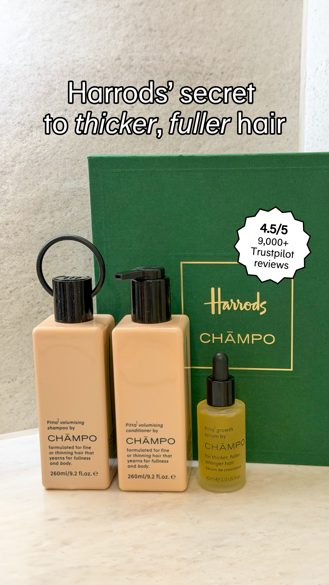 Chāmpo Haircare Facebook ad