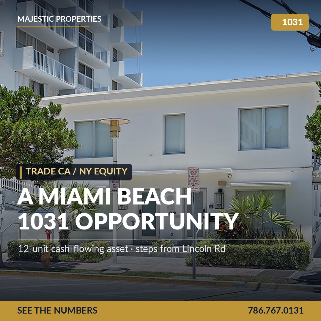 Silvana Carvalho - Real Estate Facebook ad: A Miami Beach 1031 Opportunity