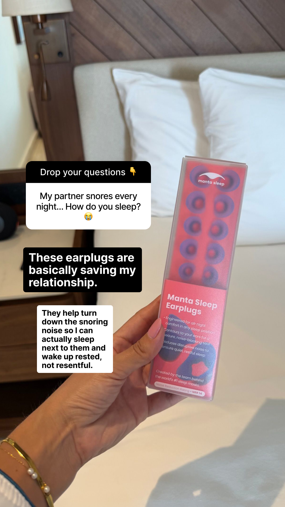Manta Sleep Facebook ad