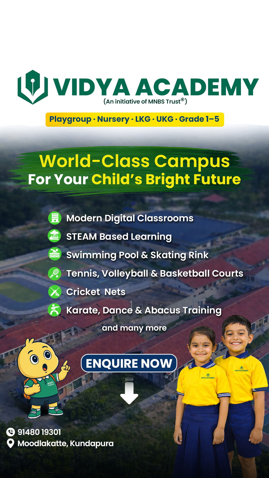 Vidya Academy, Kundapura Facebook ad from May 3, 2026