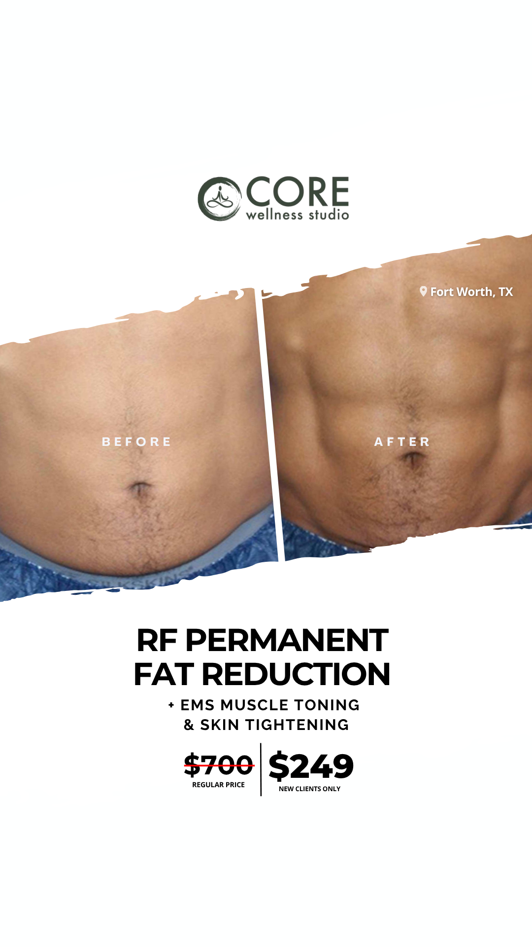 Core Wellness Studio Facebook ad