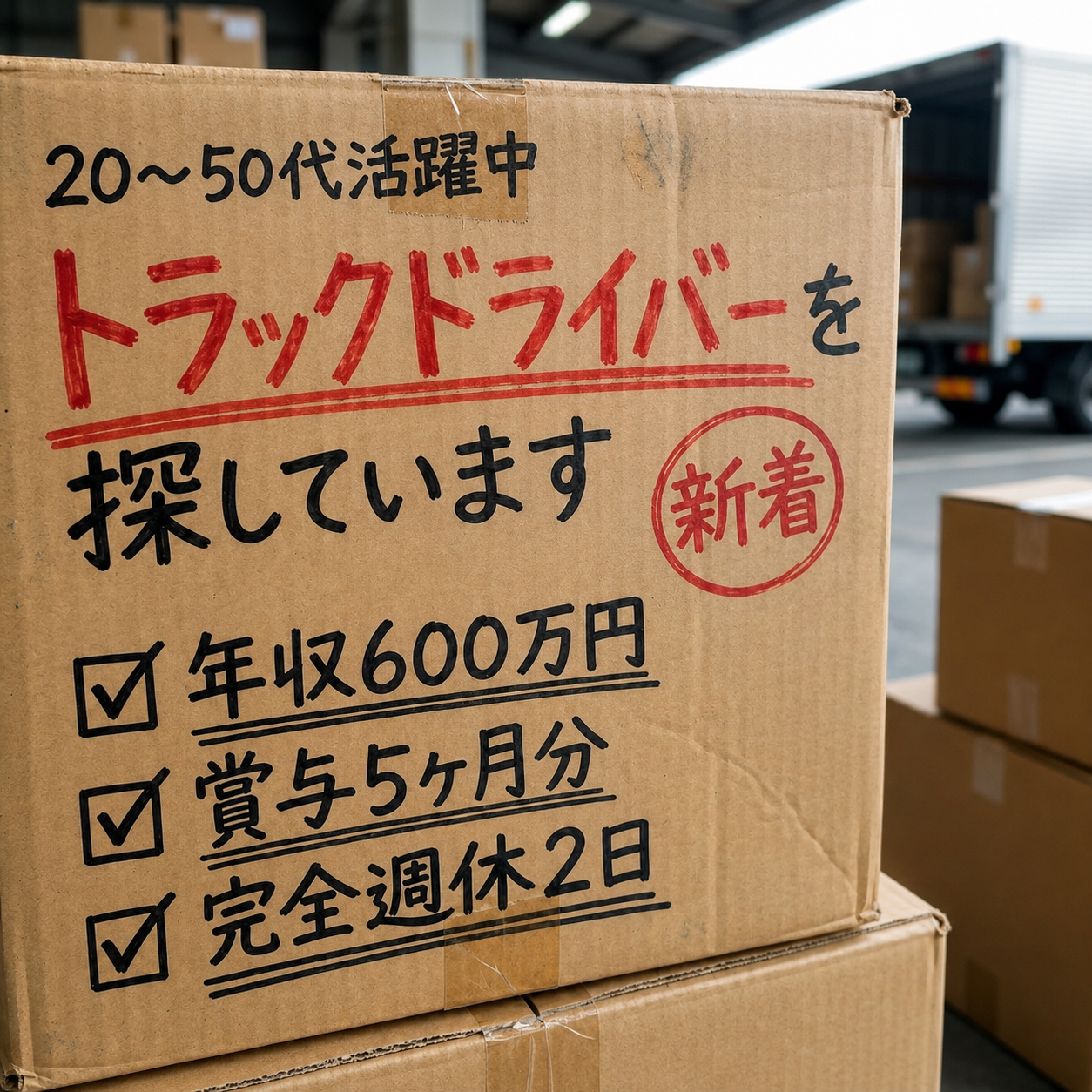 ドライバー転職ナビ Facebook ad: 【新着】中長距離ドライバー募集中