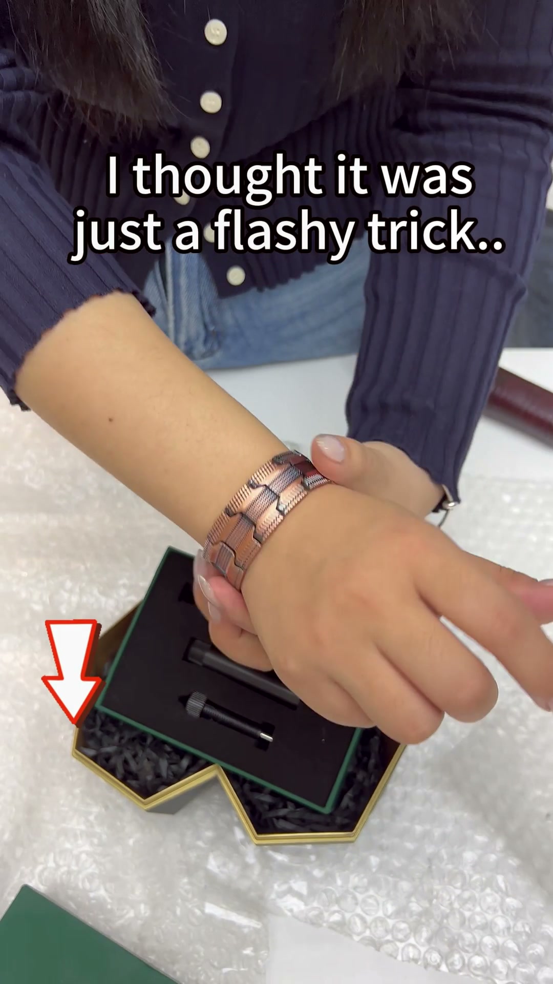 MagnetPure Facebook ad: Copper Magnetic Bracelet for Men