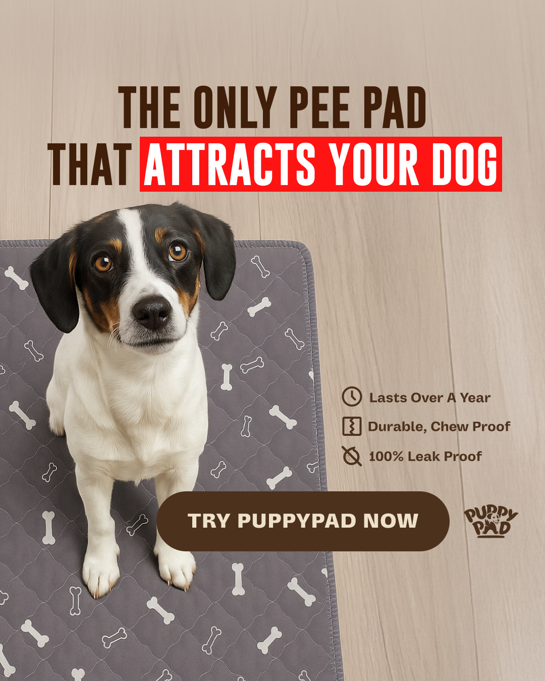 PuppyPad Facebook ad