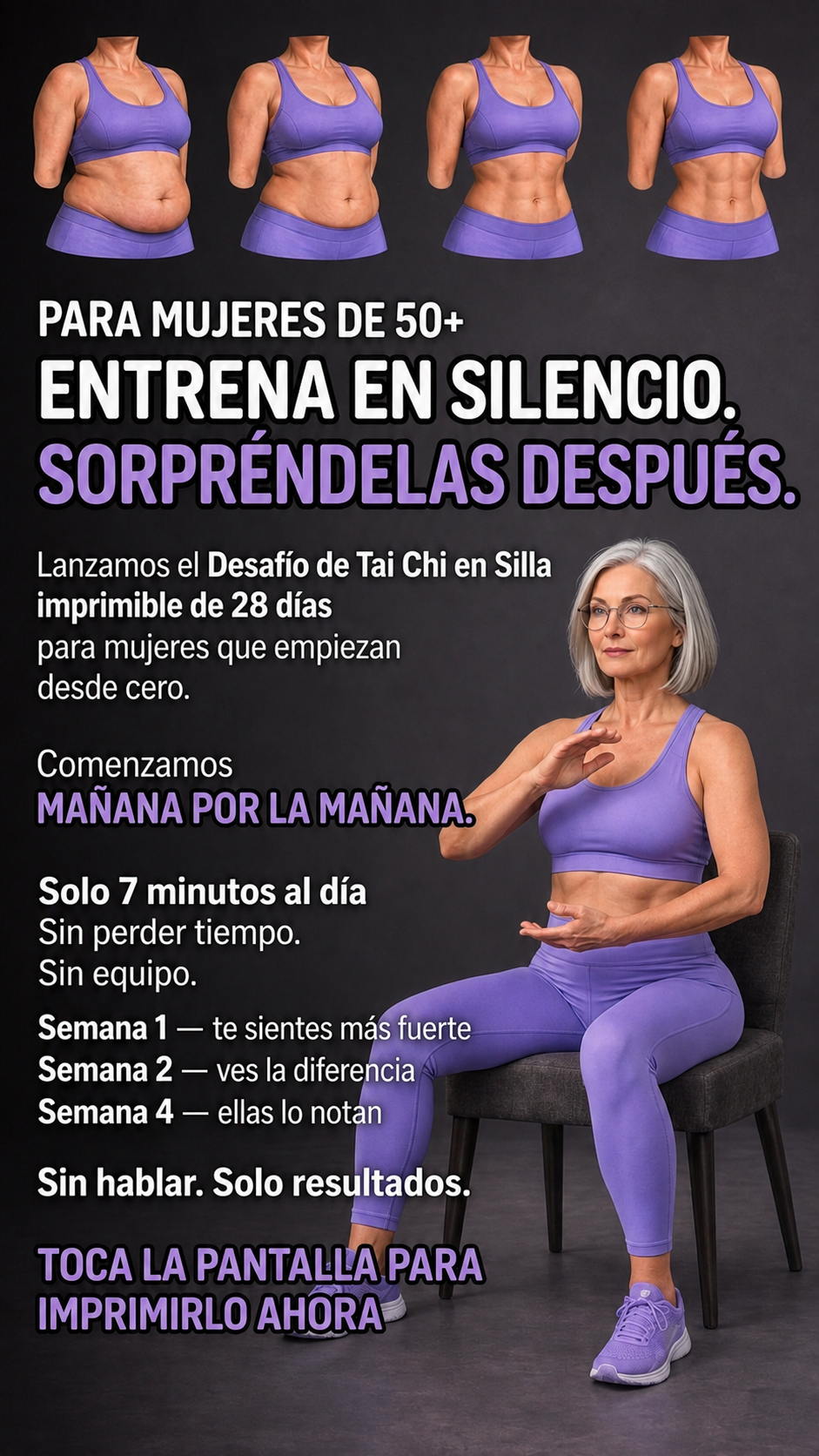 Lori Fitness Facebook ad: ¡Siéntete más fuerte, con más energía y activa…