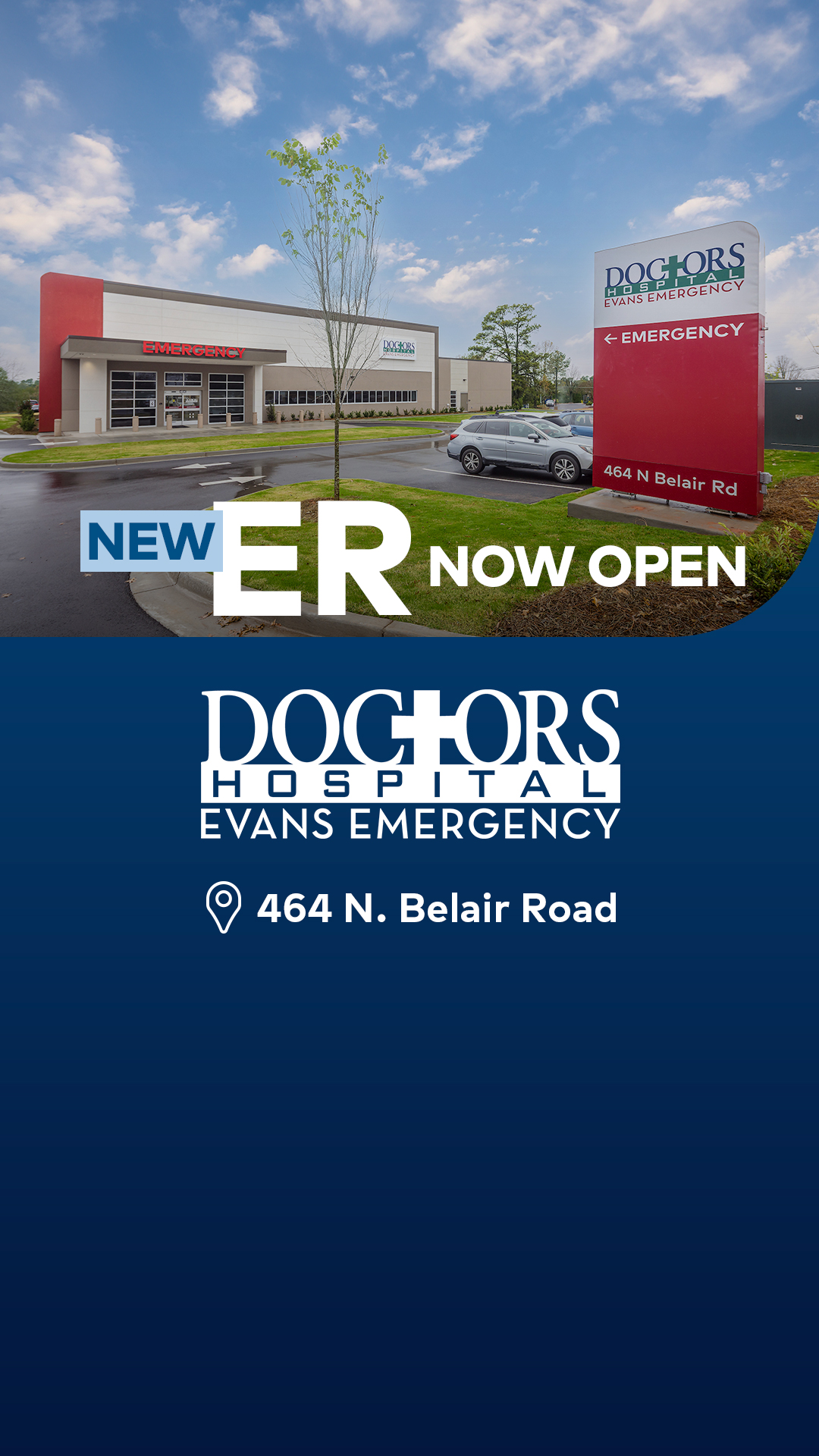 Doctors Hospital of Augusta Facebook ad from Jan 8, 2026
