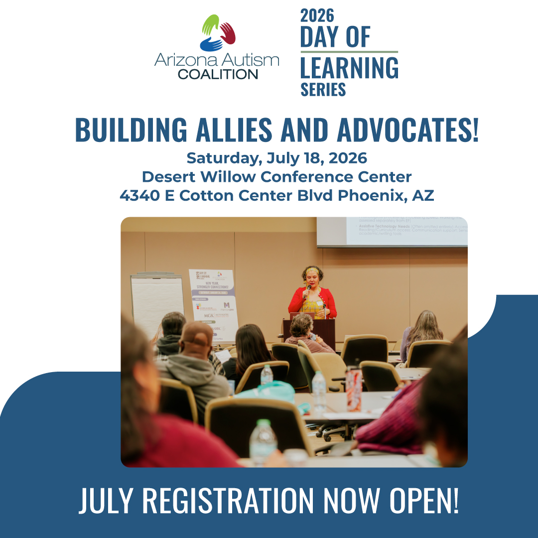 Arizona Autism Coalition Facebook ad from May 28, 2026
