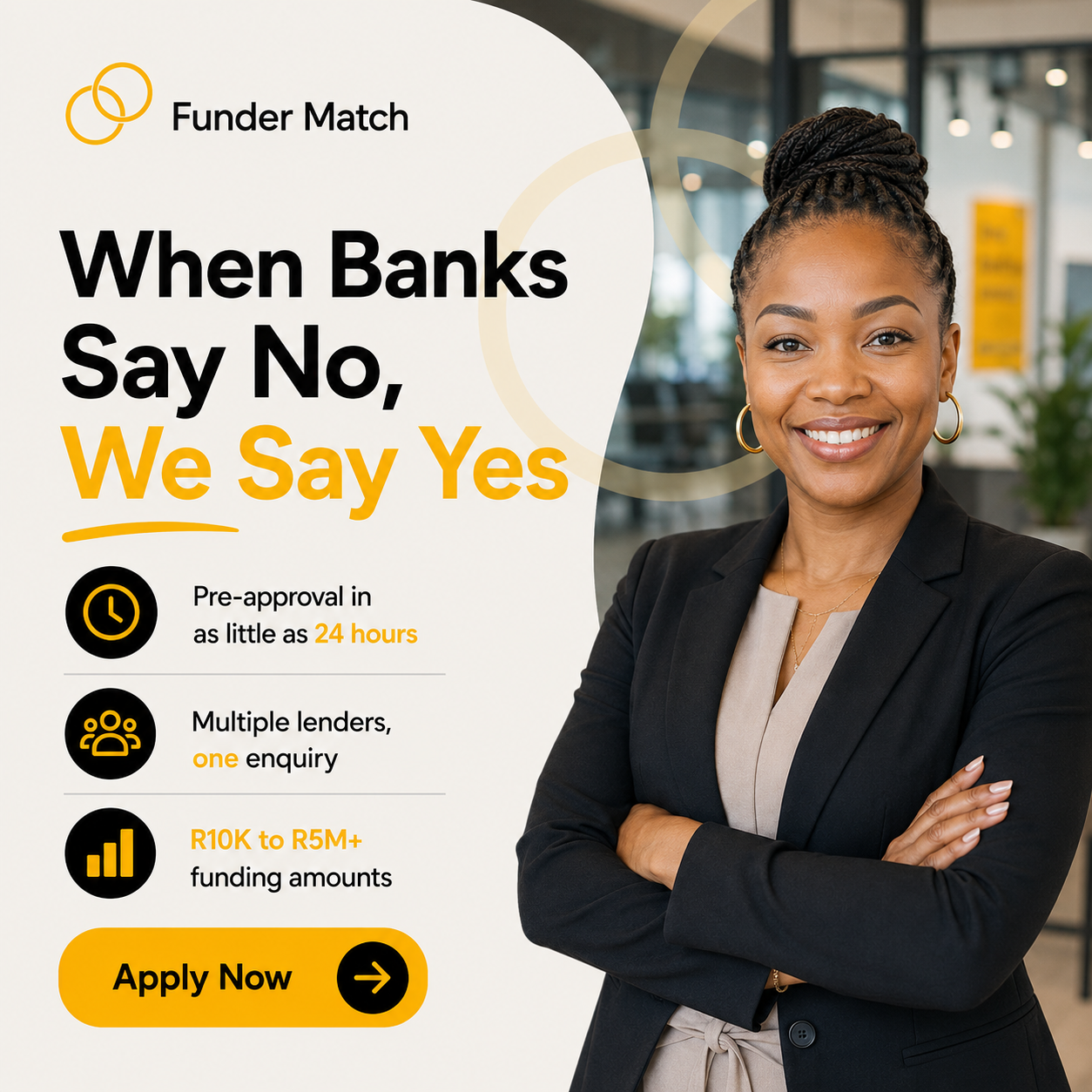 Funder Match Facebook ad