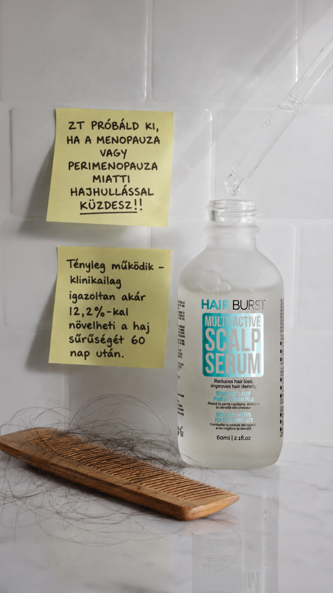 Hairburst Hungary Facebook ad
