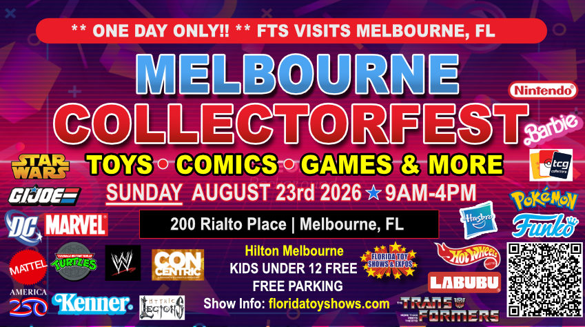 Florida Toy Shows Expos Facebook ad: Melbourne Collectorfest 2026
