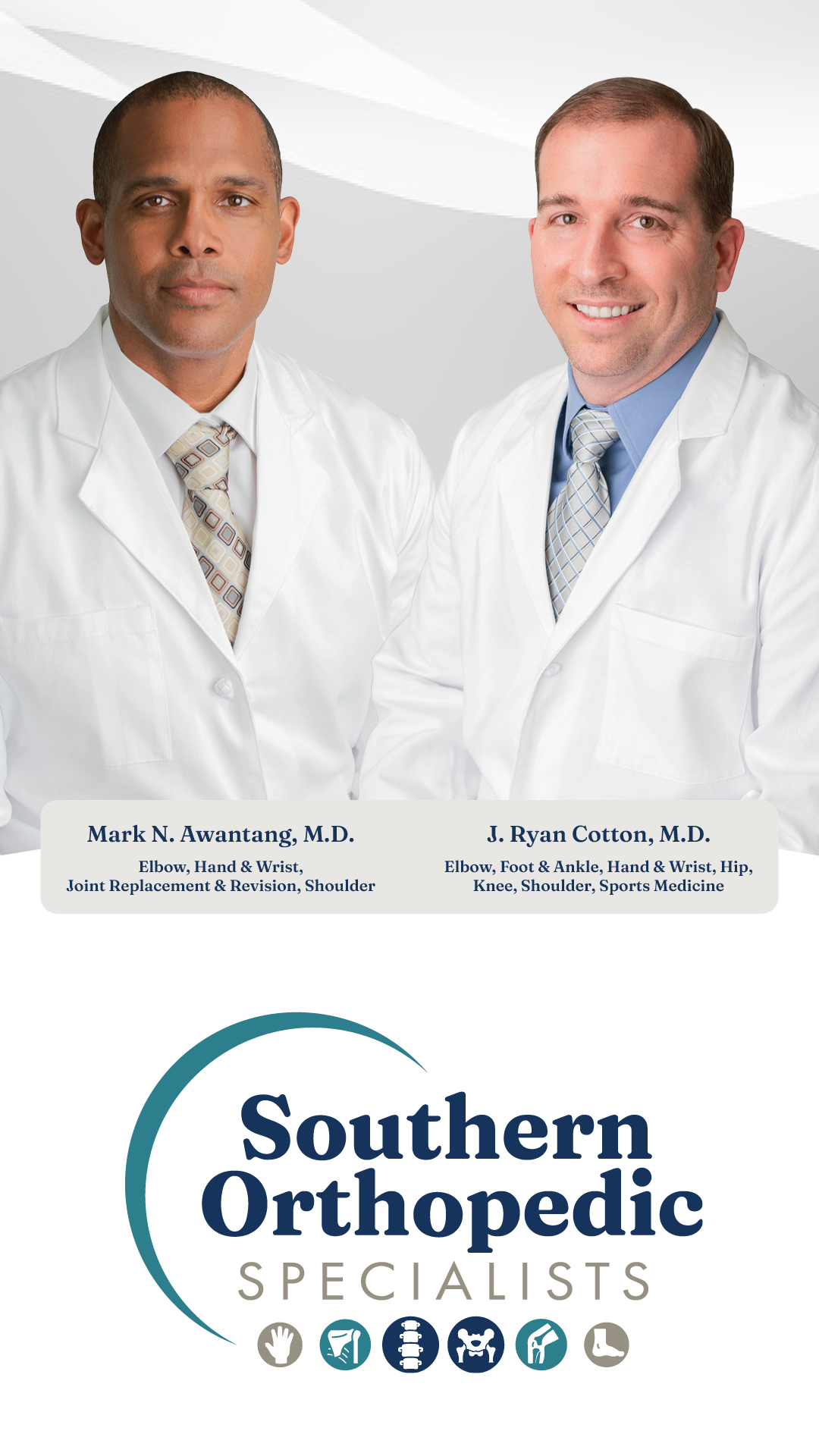 Southern Orthopedic Specialists Facebook ad from Jan 9, 2026