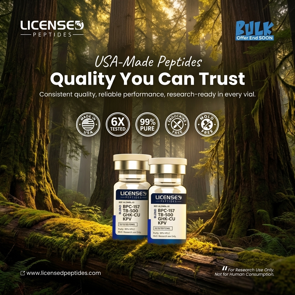 LicensedPeptides Facebook ad
