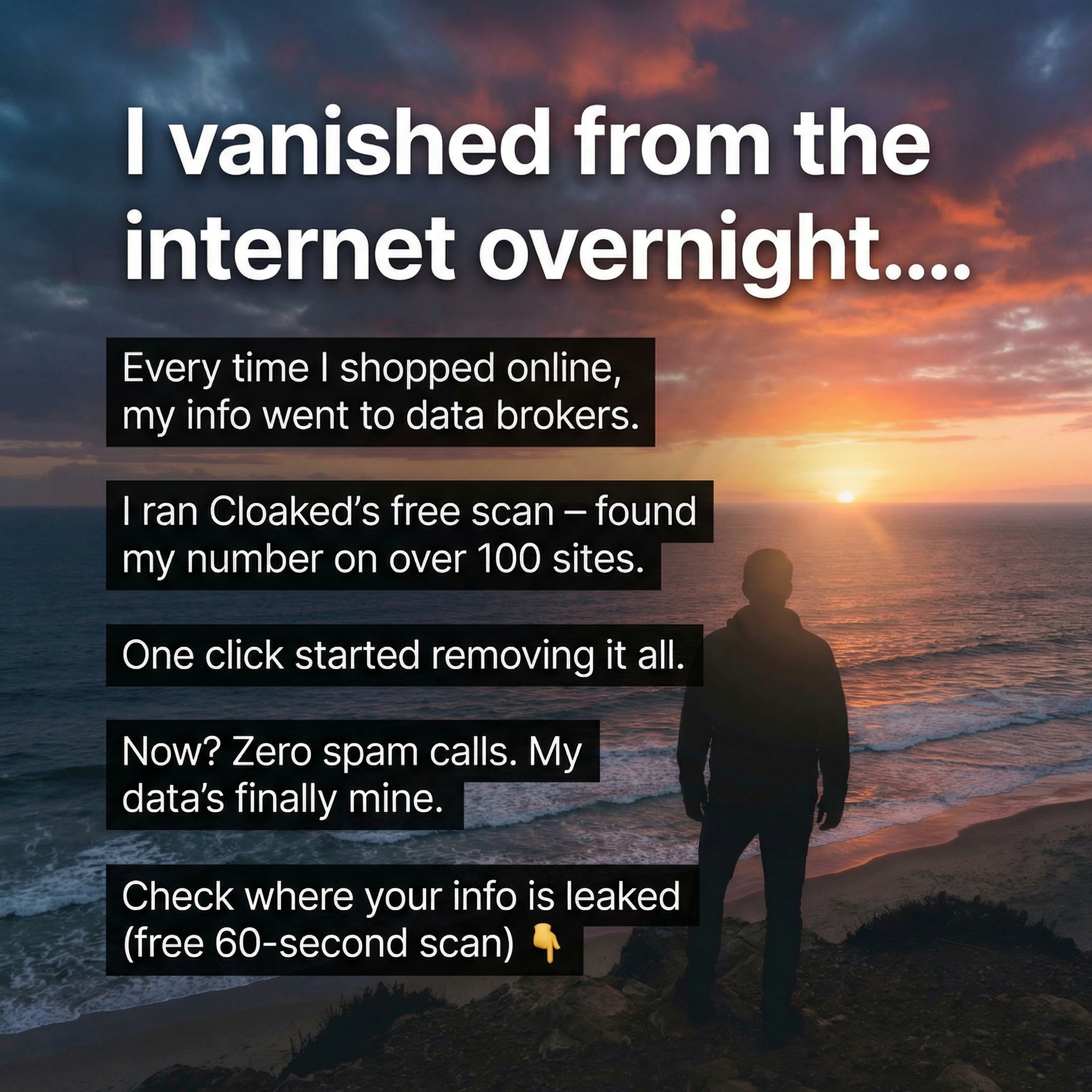 Cloaked Inc. Facebook ad