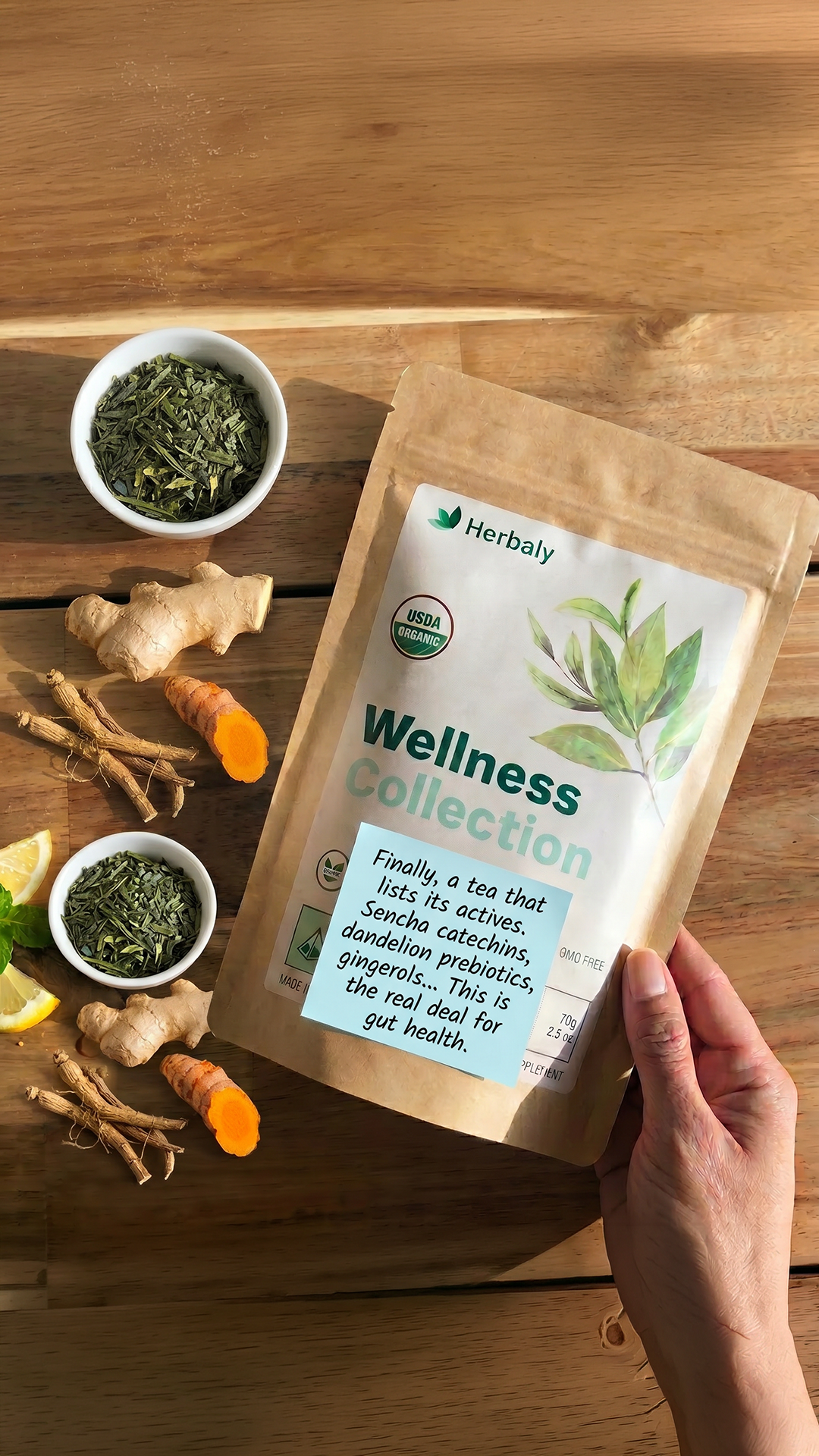 Herbaly Facebook ad