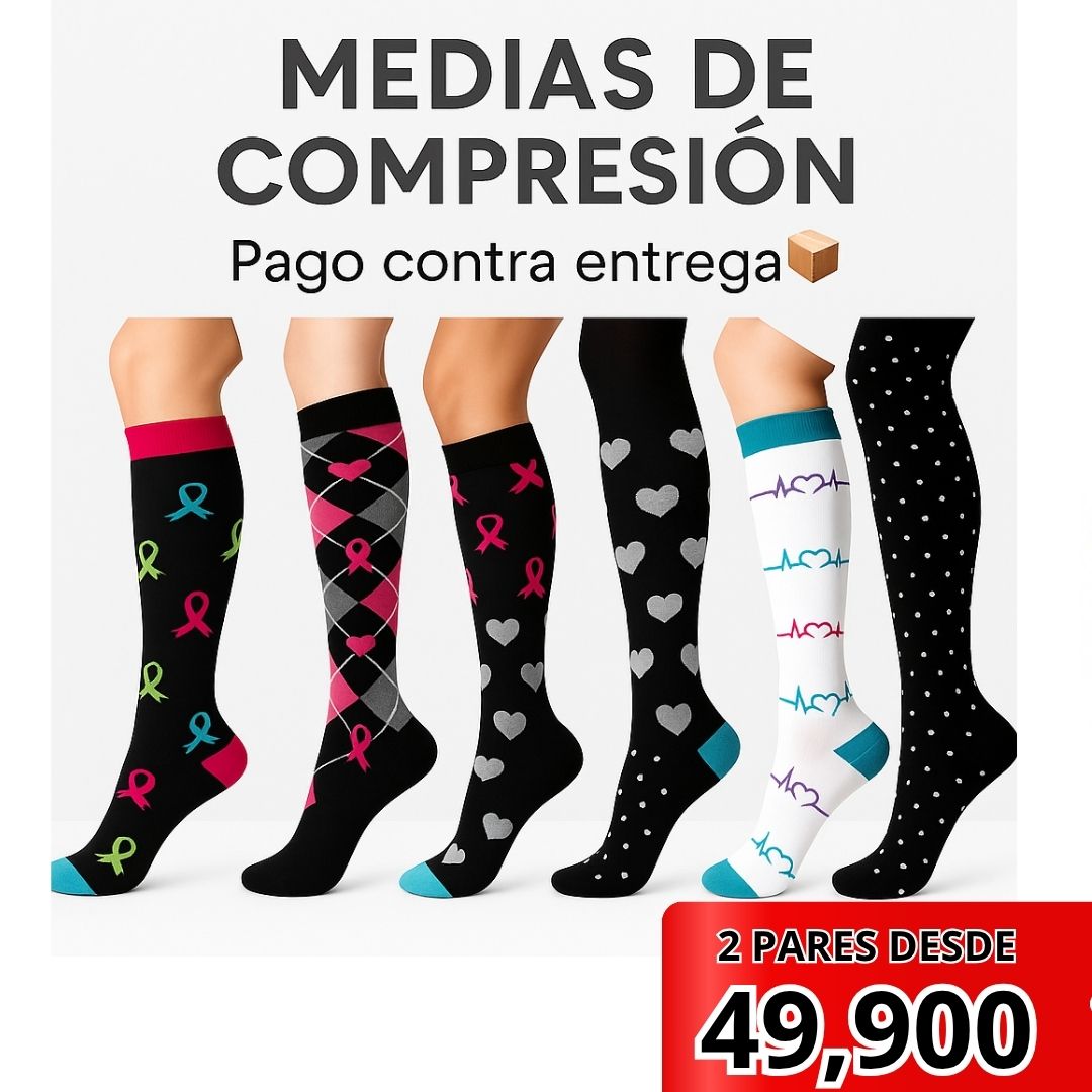 Yo pago en casa Facebook ad: ¡MEDIAS DE COMPRESIÓN QUE TE HACEN SENTIR Y…