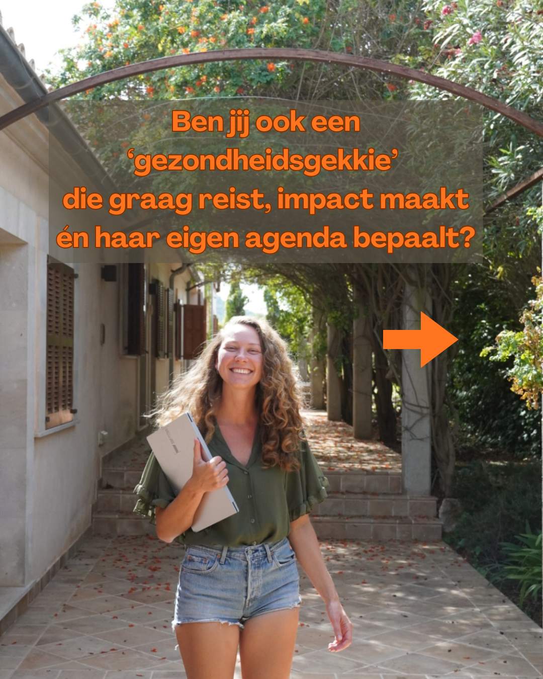 Céline from thetravelwayoflife Facebook ad: Je weet dat je meer uit je leven…