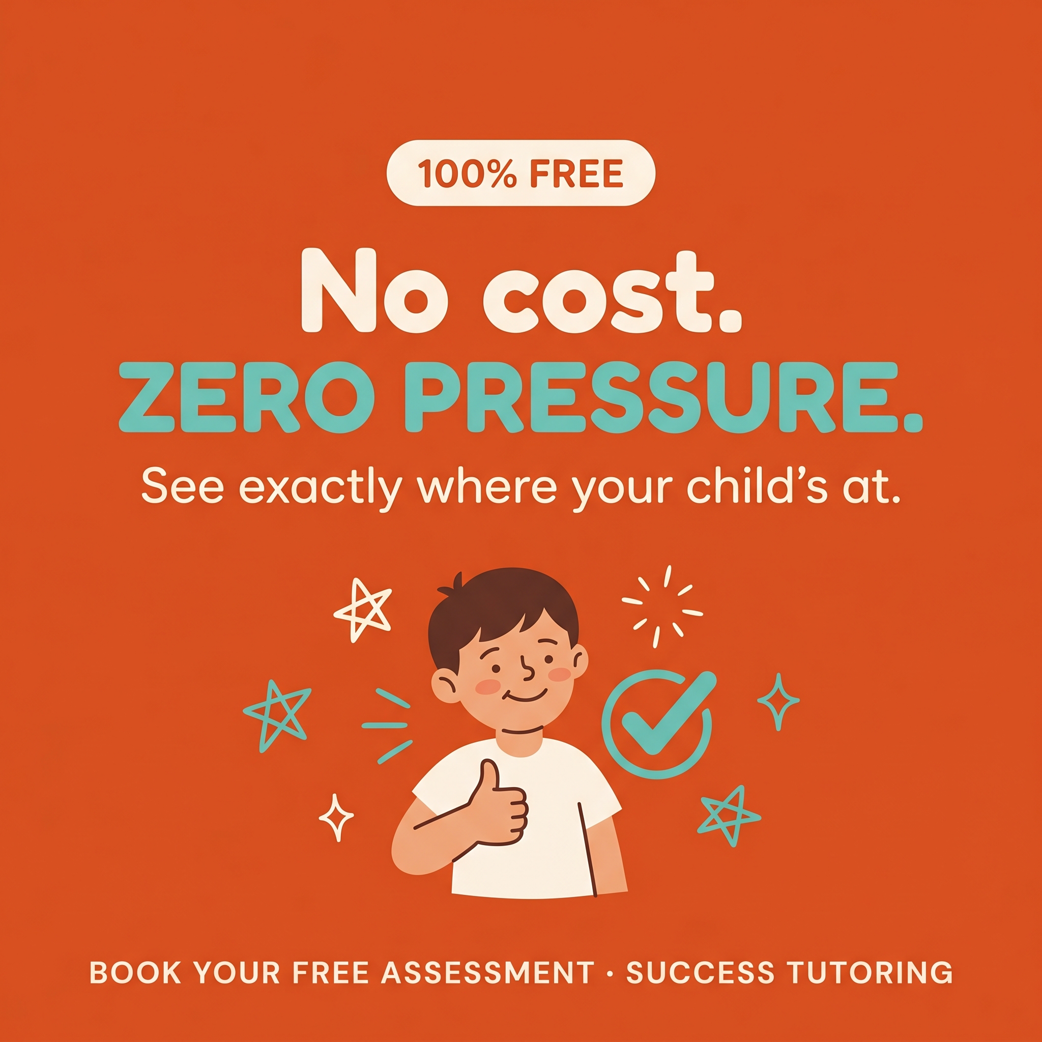 Success Tutoring Caroline Springs Facebook ad from Aug 17, 2026