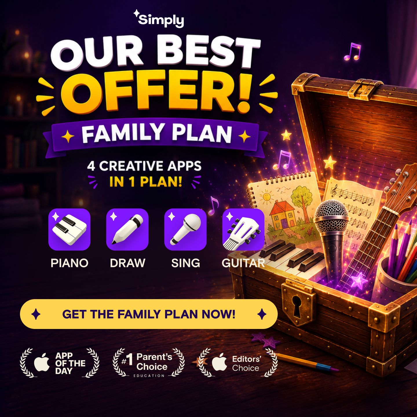 Simply - Kids Creative Hub Facebook ad